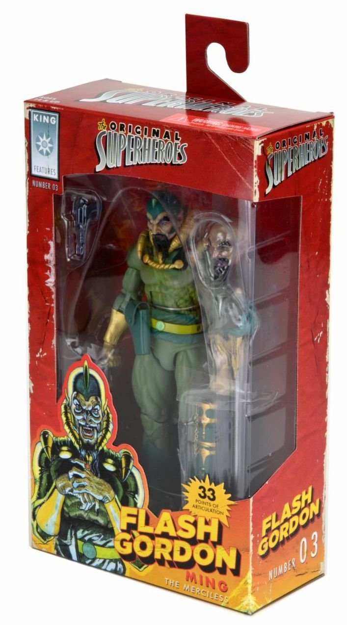 Figura Ming the Merciless Flash Gordon Classic King Features NECA 18 cm