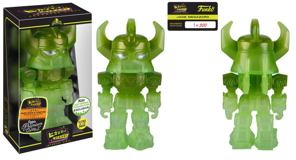 Funko Hikari Power Rangers Jade Megazord Exclusive Emerald City Comic Con GITD Glow in the Dark