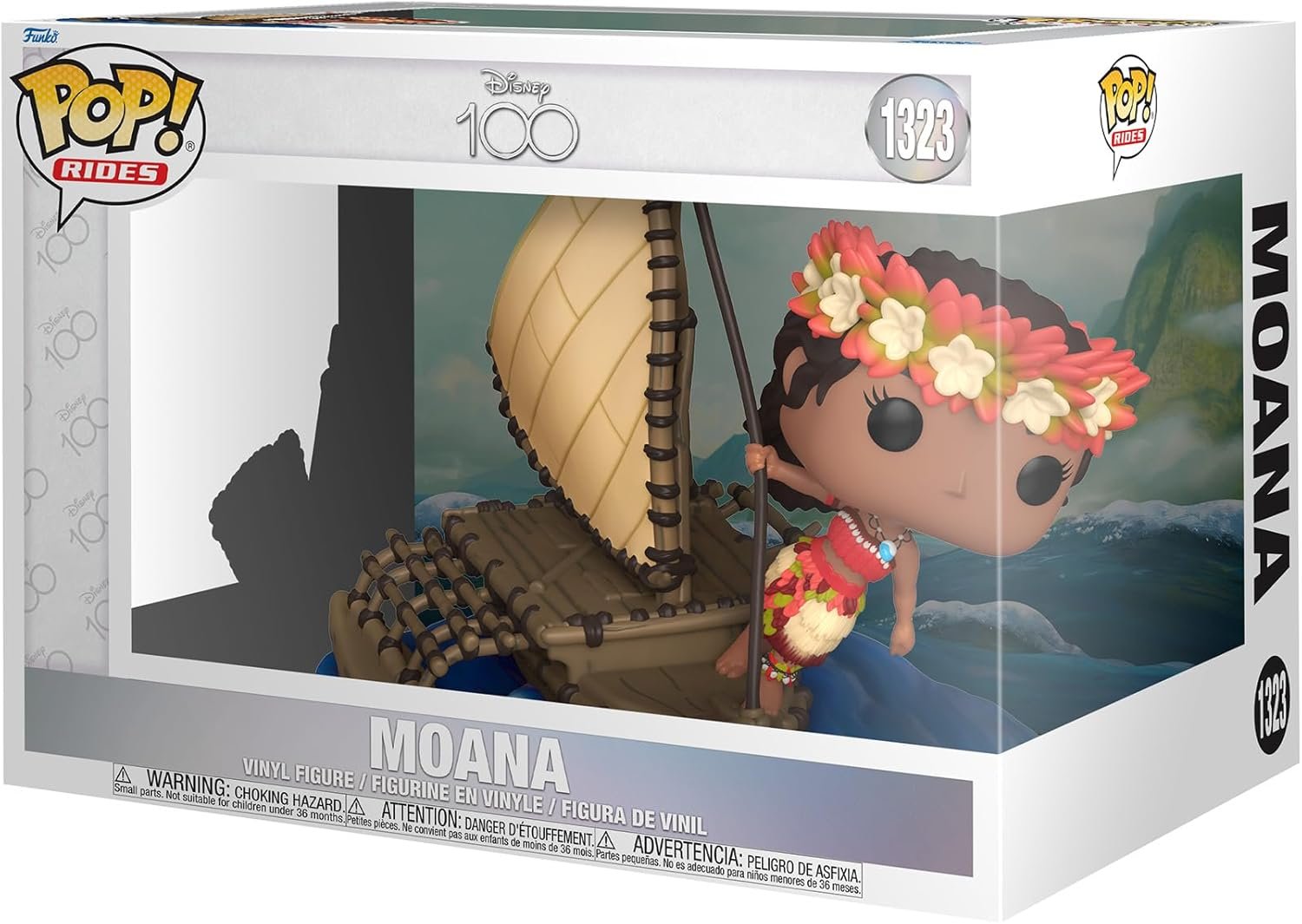 Funko POP! Rides Deluxe Super Deluxe: Disney 100 Moana (Finale) Vaiana Disney 100th Anniversary #1323