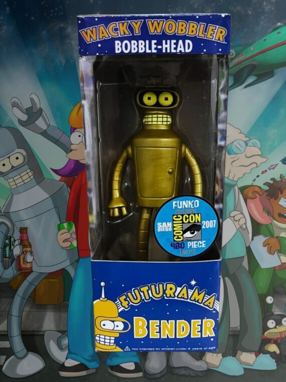 Funko Wacky Wobbler Golden Bender – Exclusivo SDCC 2007 San Diego Comic Con