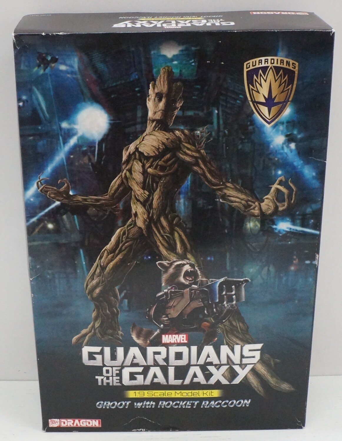 Model Kit Dragon Models 1/9 Guardians of the Galaxy Groot with Rocket Raccoon