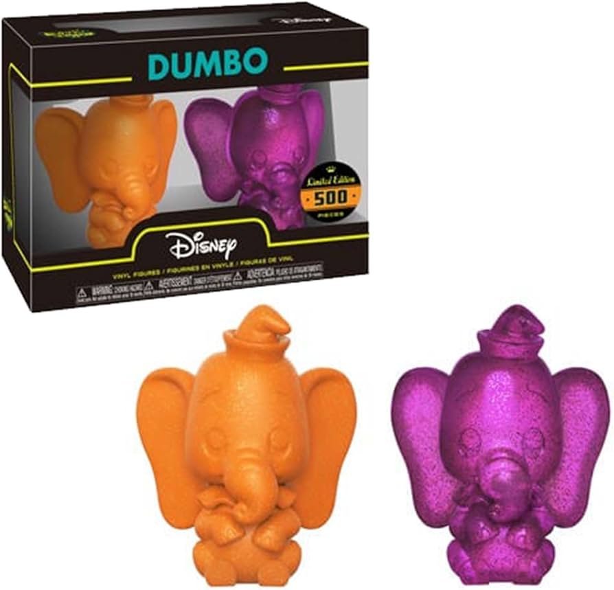 Figura Funko 2-Pack Disney Hikari XS Orange / Purple Japan Vinyl Dumbo Vinyl Exclusive / Rare