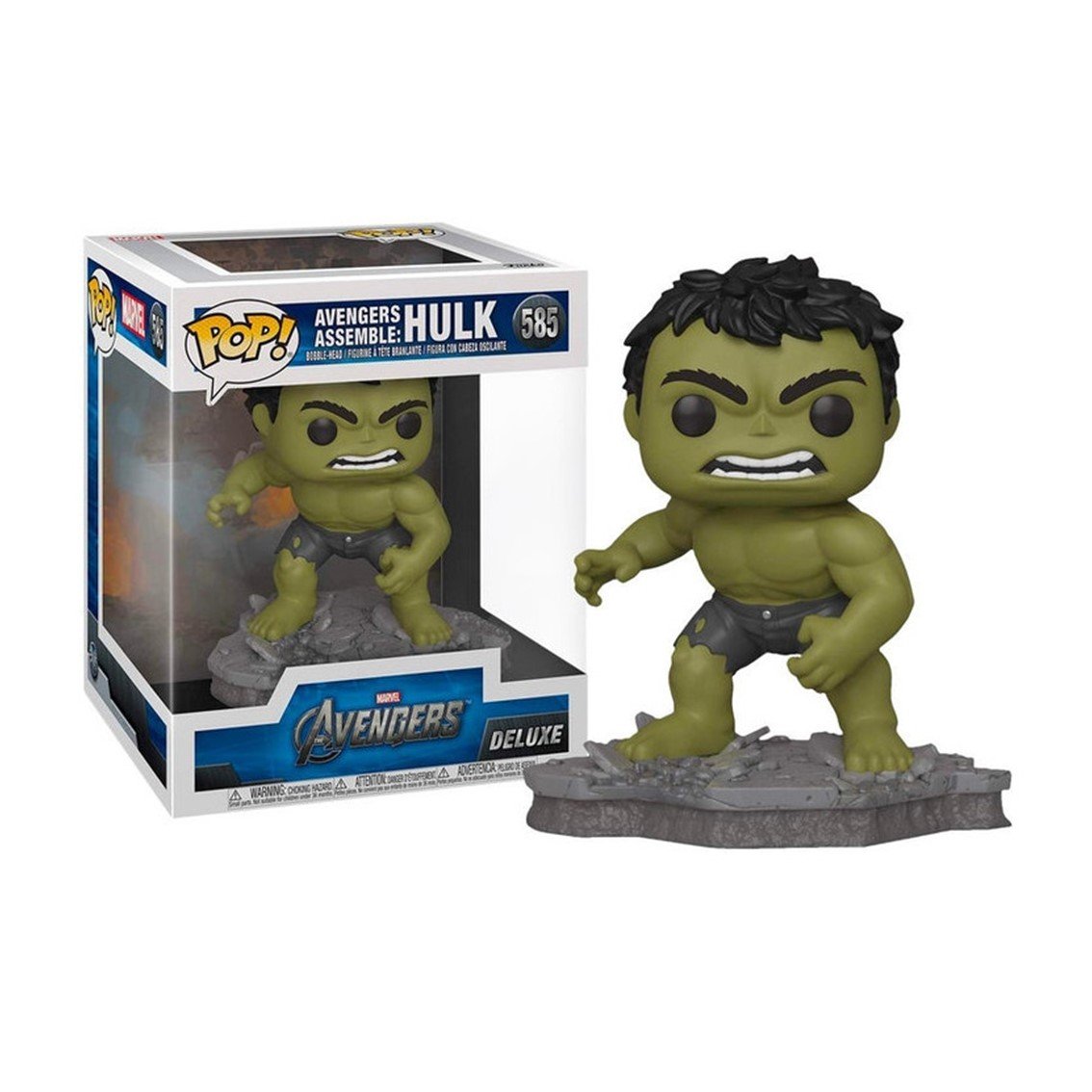 Figura Funko POP! Marvel Deluxe Hulk Assemble Avengers #585