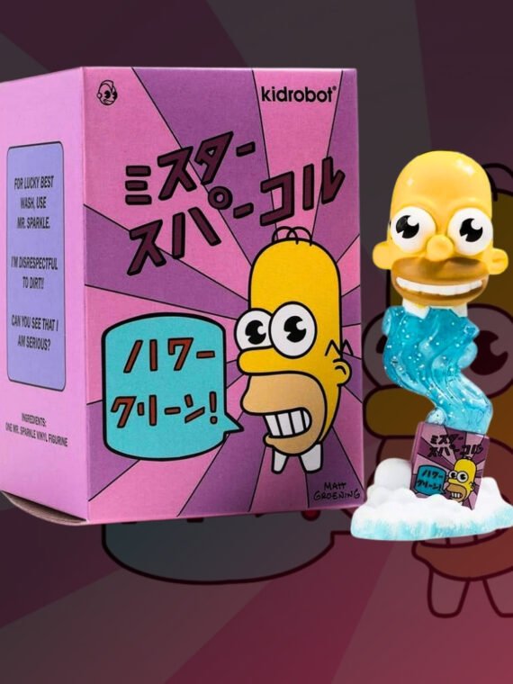Figura Kidrobot Mr. Sparkle 3 Inch Mini x The Simpsons NECA