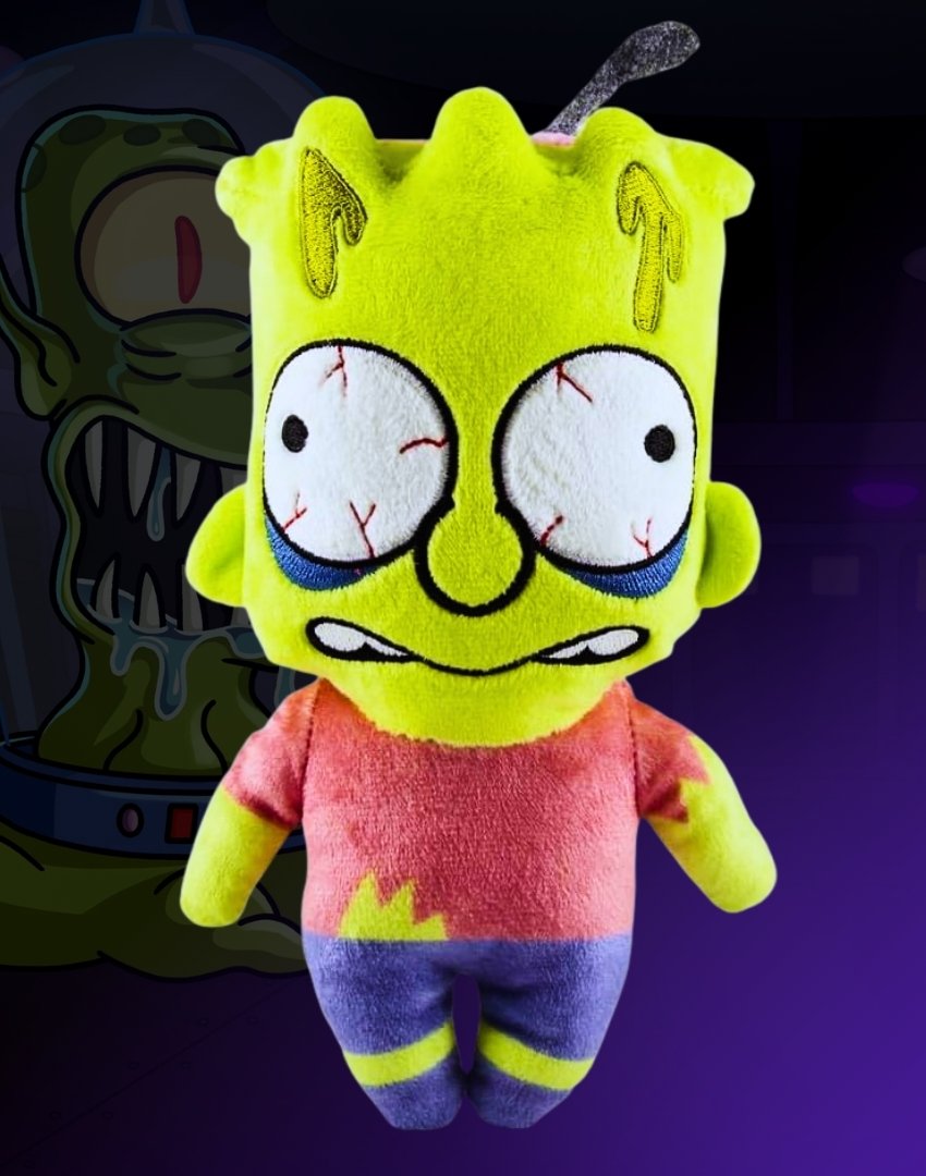 Peluche Phunny Kidrobot Zombie Bart NECA 18cm