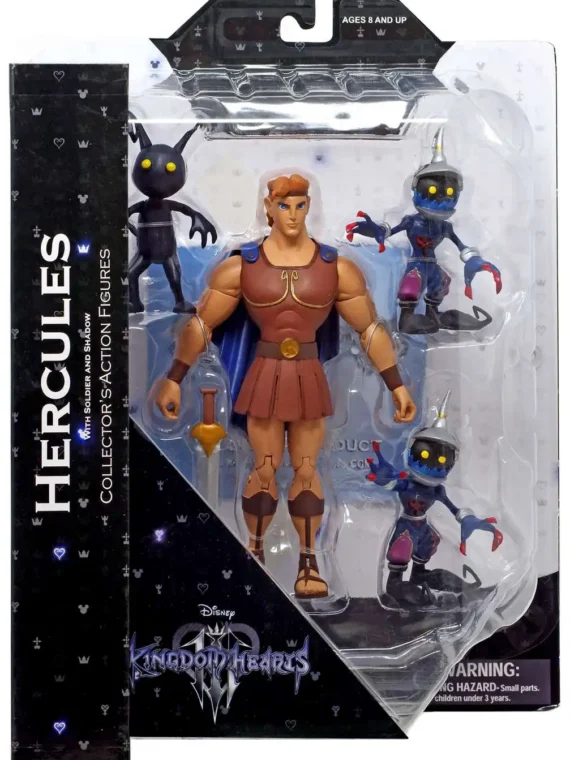 Figura Kingdom Hearts 3: Hercules & Pearl Dusk Disney 2-Pack Diamond Select Toys