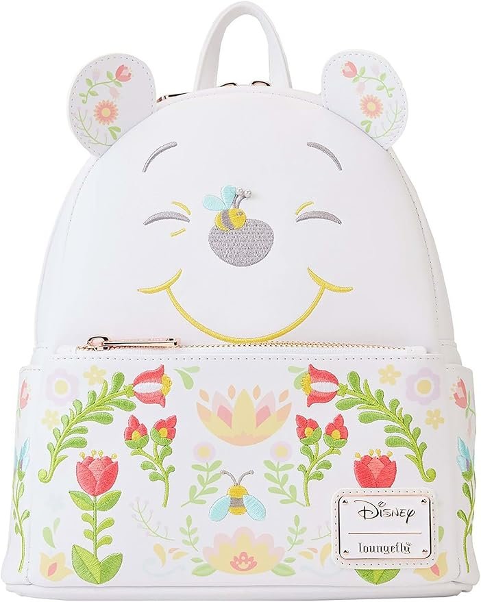 Mochila Winnie the Pooh Cosplay Folk Floral Mini Backpack Disney x Loungefly