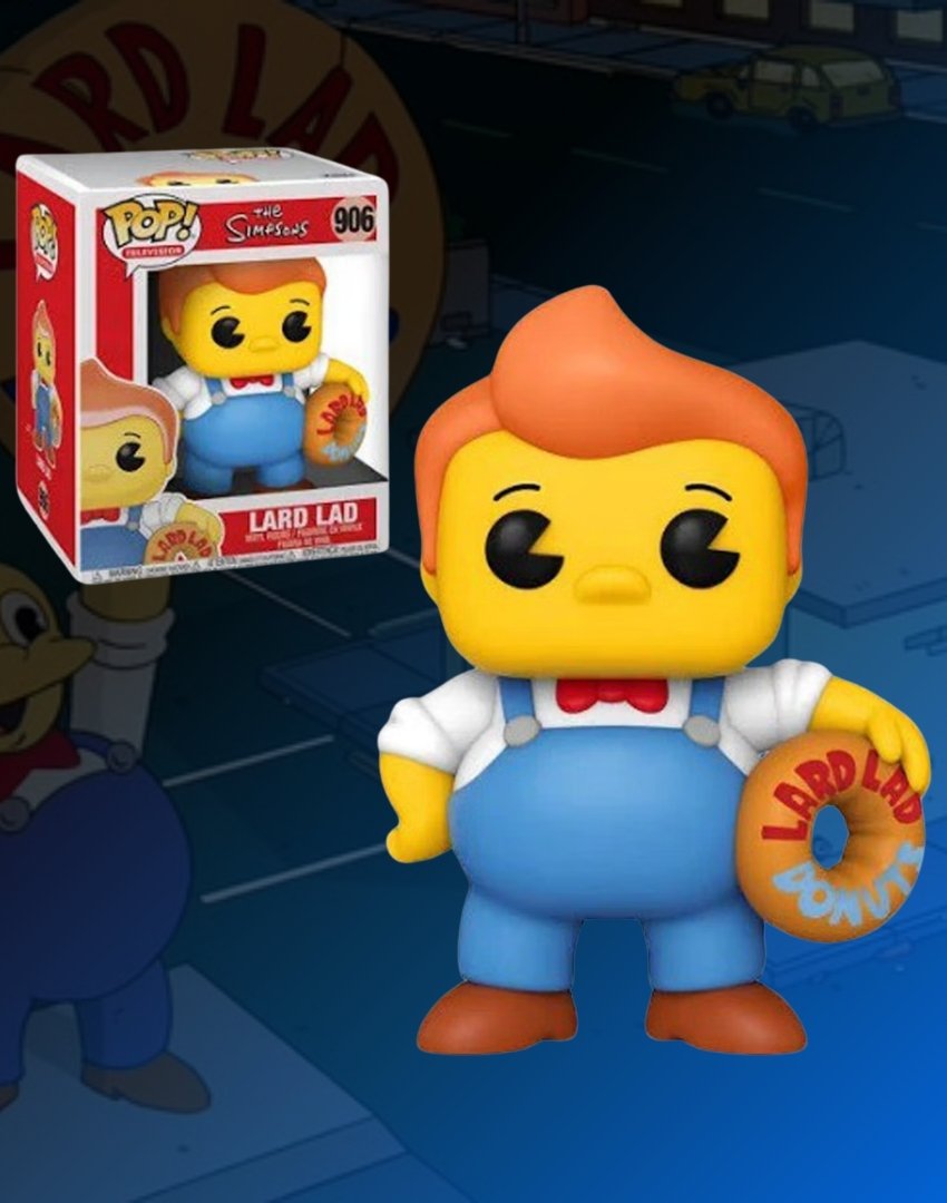 Figura Funko POP! Animation The Simpsons – Lard Lad 6” Super Sized Vaulted #902