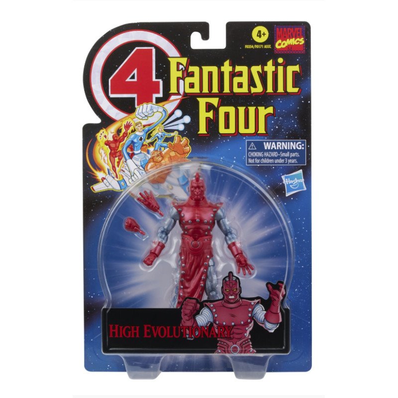 Figura High Evolutionary Marvel Legends Series Retro Fantastic Four Hasbro