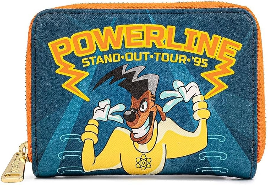 Cartera Powerline Stand-Out-Tour '95 Goofy Movie Wallet Zip Disney x Loungefly