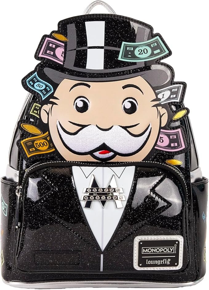 Mochila Monopoly Pennybags Mini Backpack Hasbro x Loungefly
