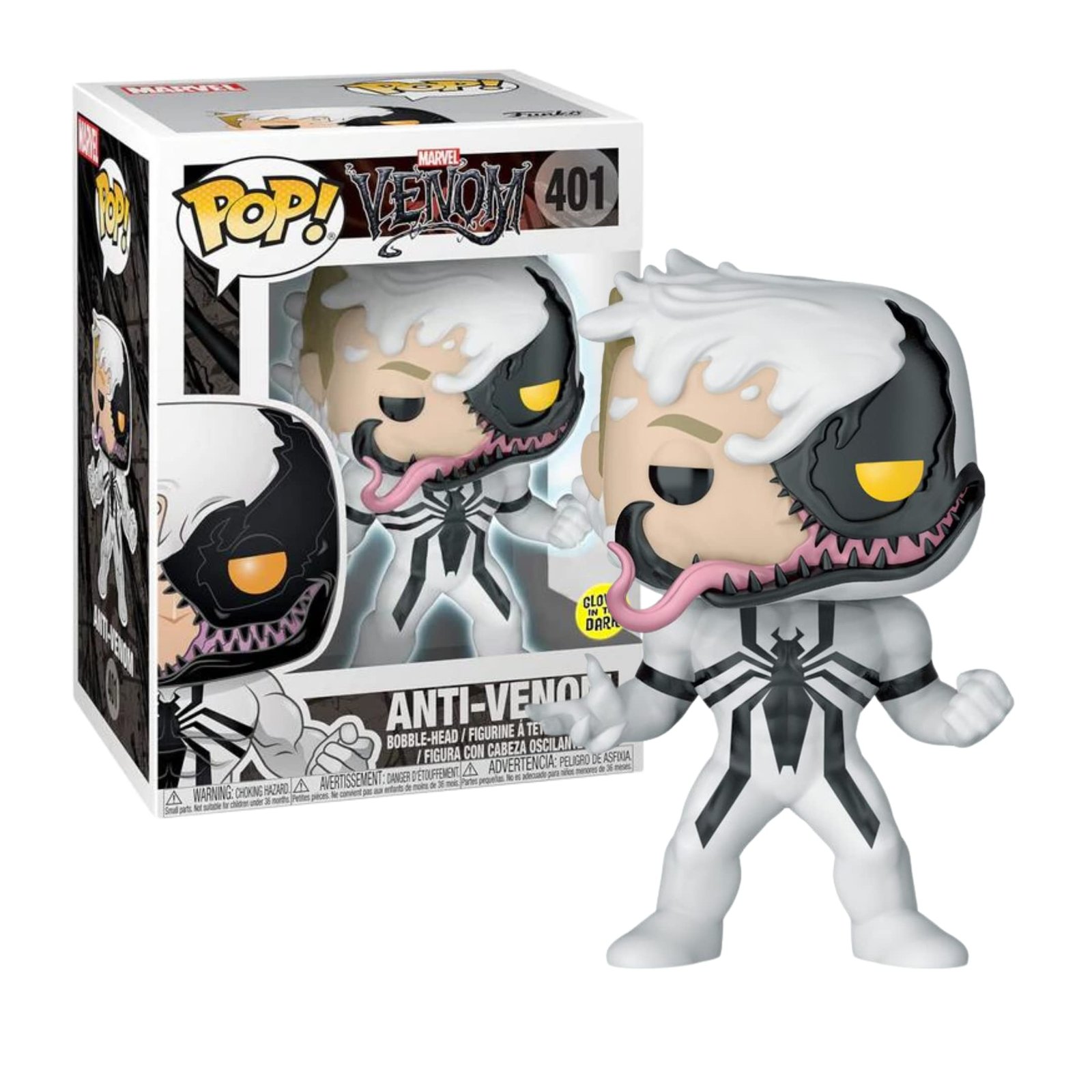 Figura Funko POP! Funko Pop! Marvel Anti-Venom GITD – Special Edition Glow in the Dark Exclusive #401