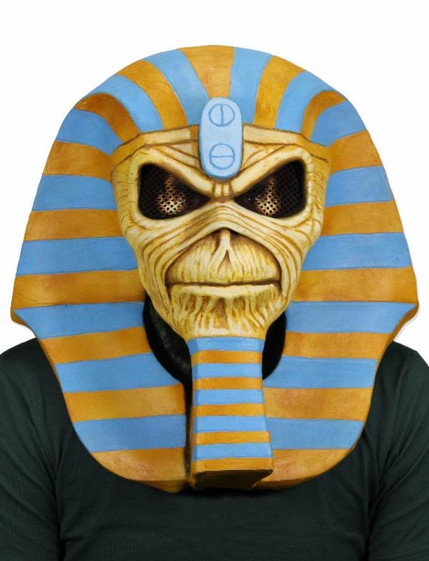 NECA Iron Maiden Máscara de látex Powerslave 30th Anniversary Edition / Rare