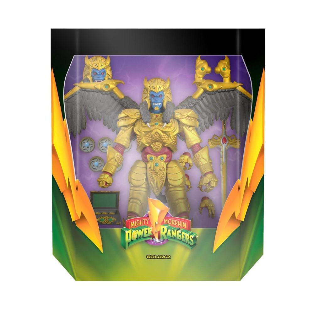 Figura Mighty Morphin Power Rangers Ultimates Action Goldar 20 cm Super7
