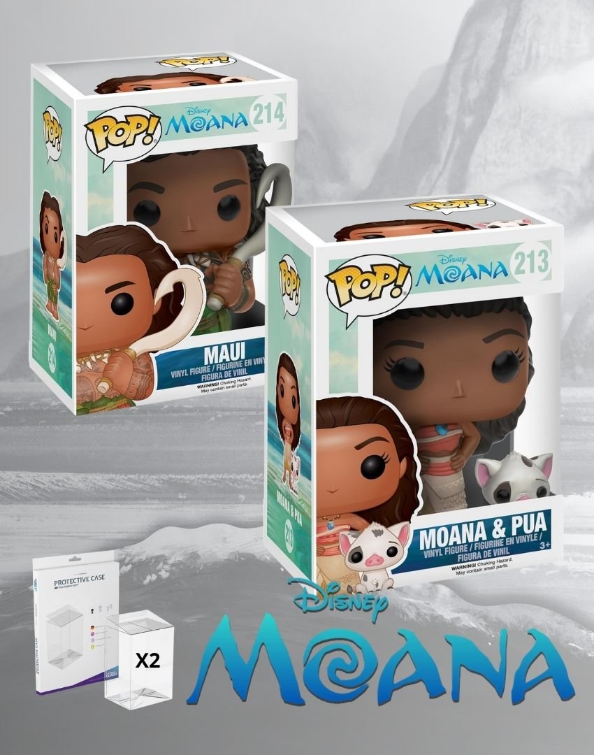 Figura Funko POP! Maui, Moana & Pua Bundle Combo Disney