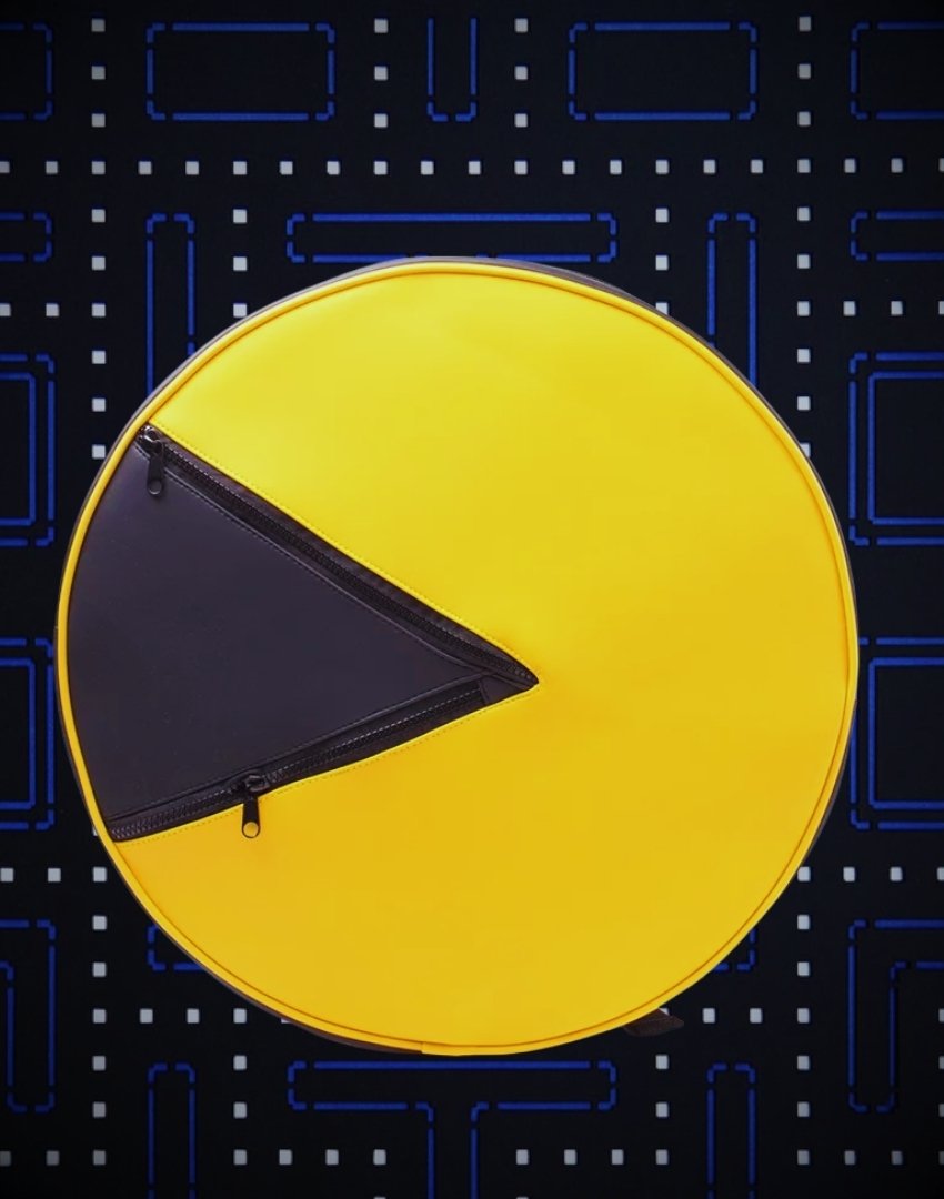 Mochila Arcade Pac-Man 3D Shaped Retrogaming DIFUZED