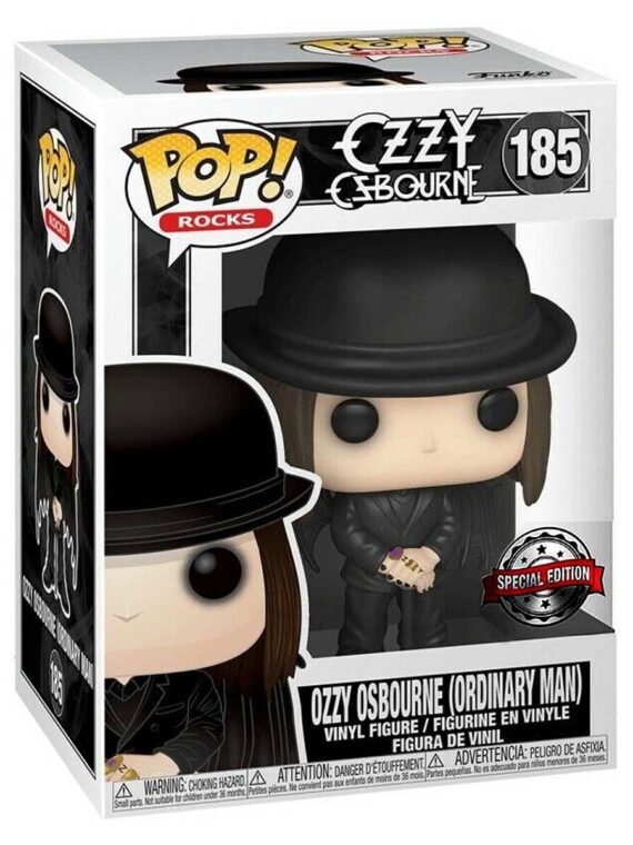 Figura Funko POP! Ozzy Osbourne Ordinary Man Black Sabbath Exclusive #185