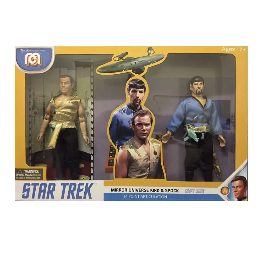 Figura Star Trek Action Figures 2-Pack Mirror Universe Spock & Kirk 20 cm Mego