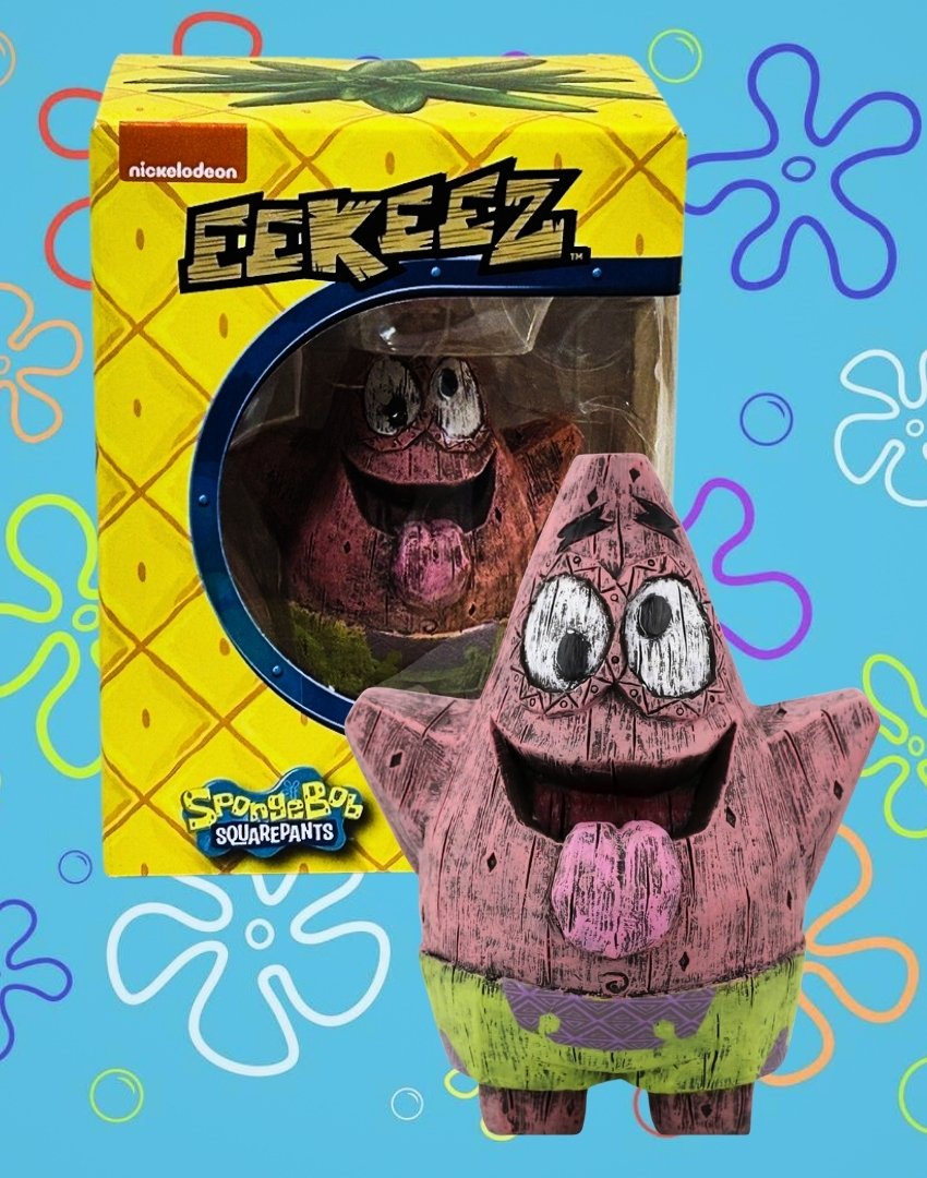 Figura Patrick FOCO Eekeez 4” Bob Esponja Spongebob Squarepants