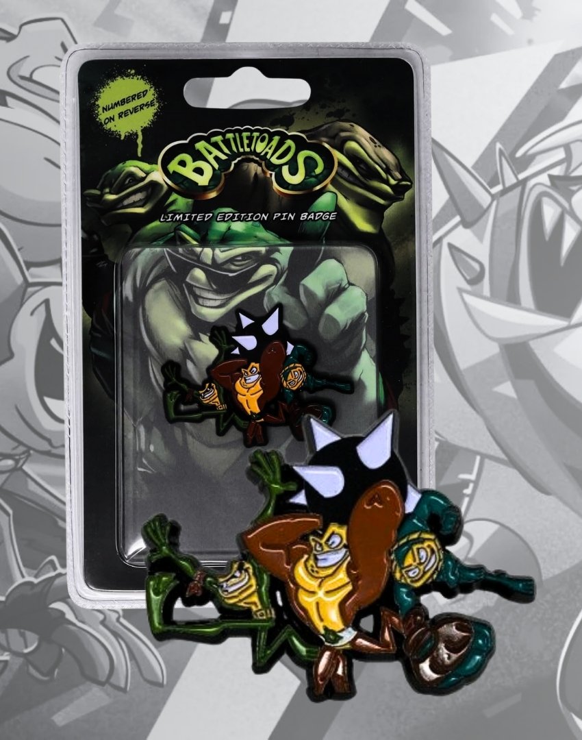 Pin Badge Battletoads Retrogaming Blister Pin Brooches Collector FaNaTtik