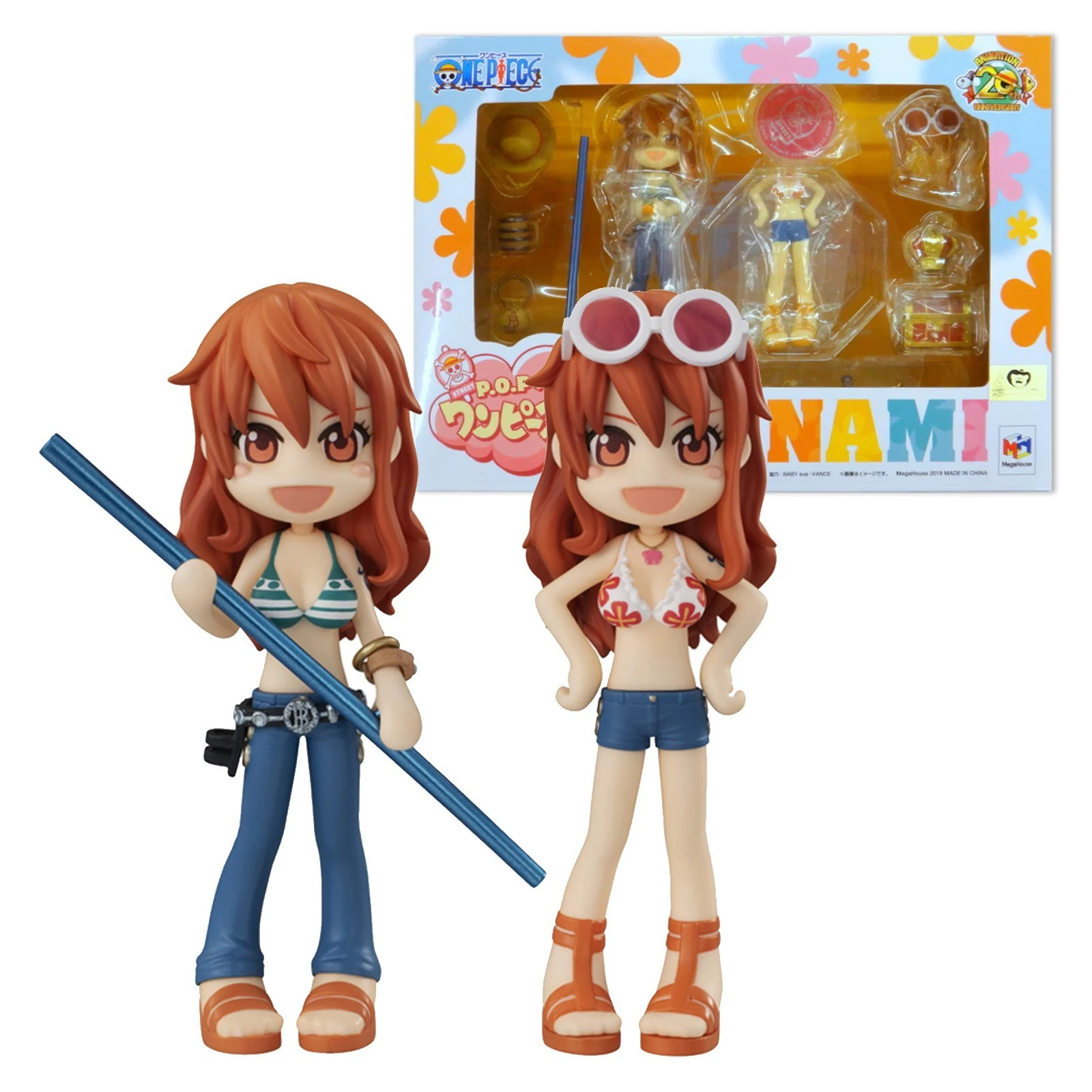 Figura One Piece NAMI P.O.P × Pinky:St – Portrait Of Pirates Megahouse Exclusive Bandai