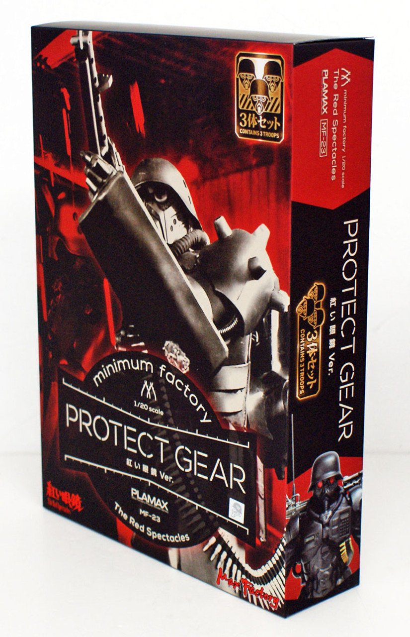 The Red Spectacles  Model Kit 1/20 PLAMAX MF-23 Minimum Factory Protect Gear Max Factory