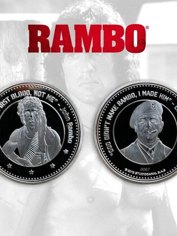 Rambo Collectible Coin Cult Movies Limited Edition Fanattik