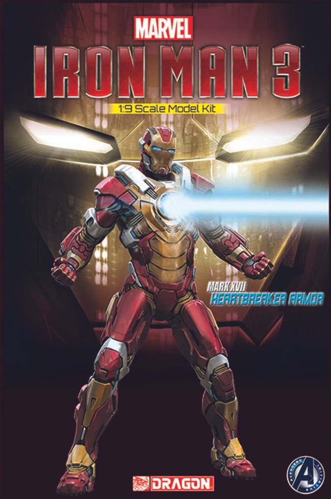 Model Kit Iron Man 3 - Mark XVII - Heartbreaker Armor Scale 1/9 Dragon Models