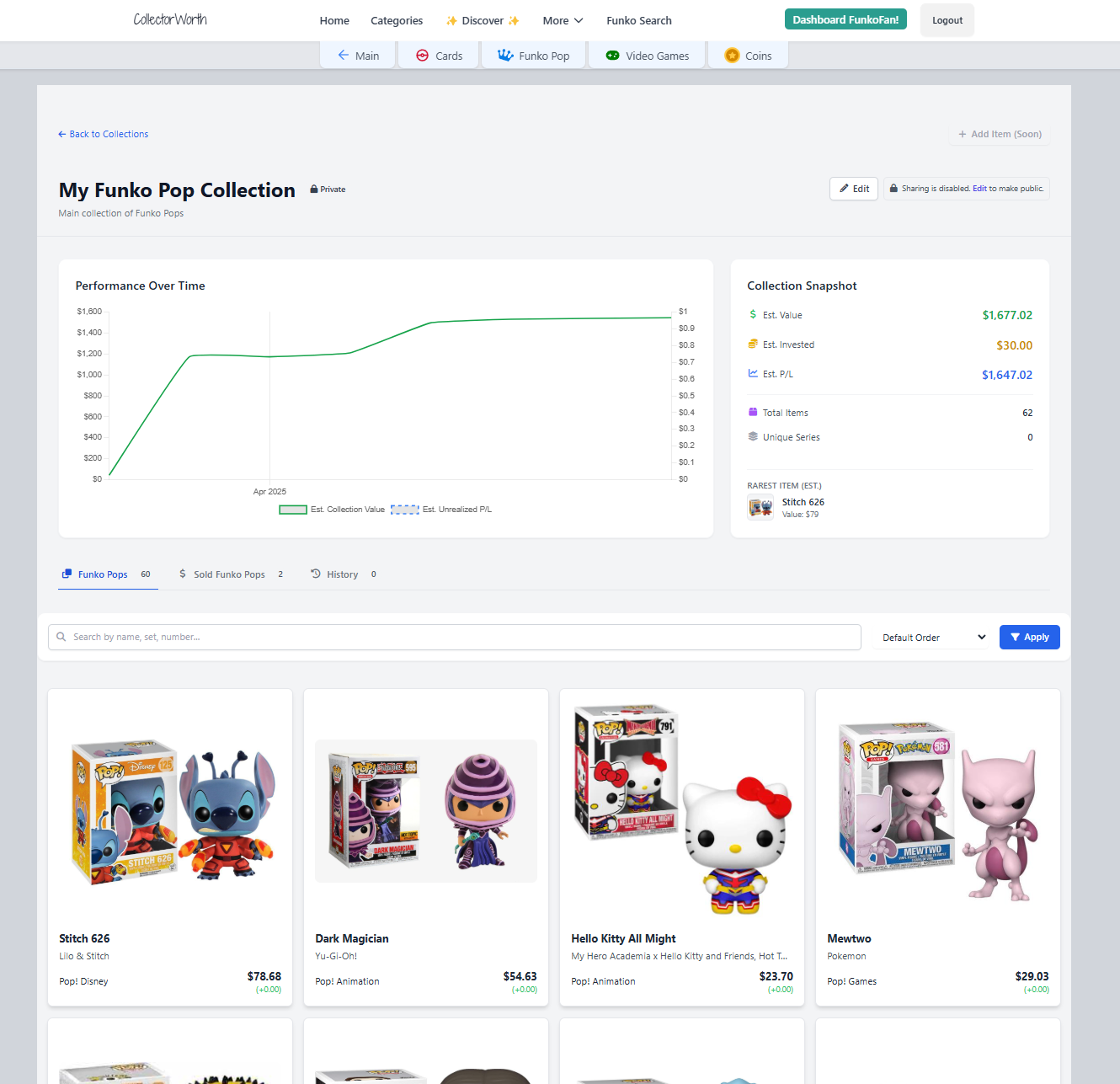 Collector Worth - Track Your Collection