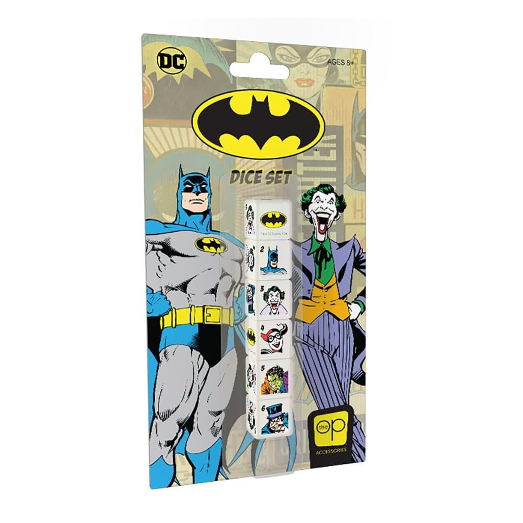 Batman D6 Dice Set Gotham Edition DC USAopoly