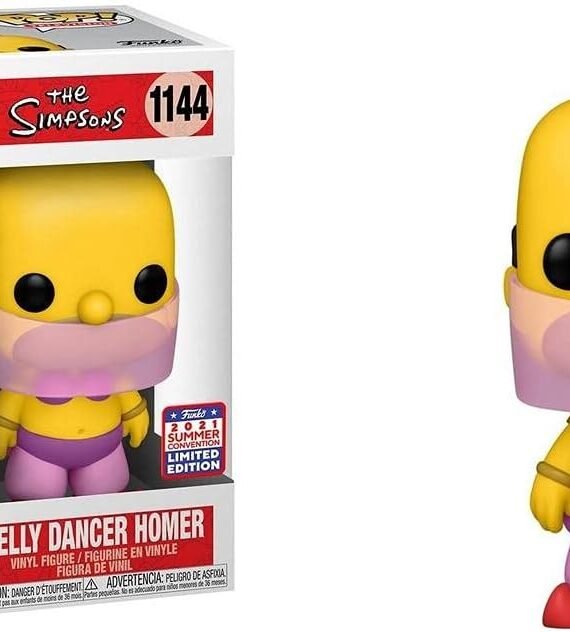 Figura Funko POP! Homer Belly Dancer Simpsons Summer Convention 2021 Exclusive #1144