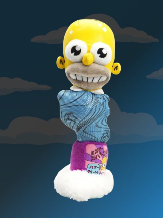 Peluche Homer Simpson Mr. Sparkle Oficial Kidrobot x The Simpsons 28 cm Rare