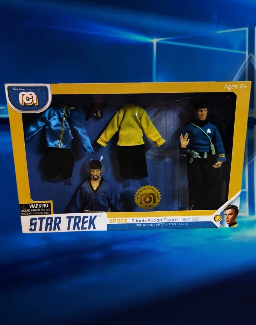 Figuras Star Trek TOS – Spock Gift Set 2-Pack 8" MEGO Retro Collectibles