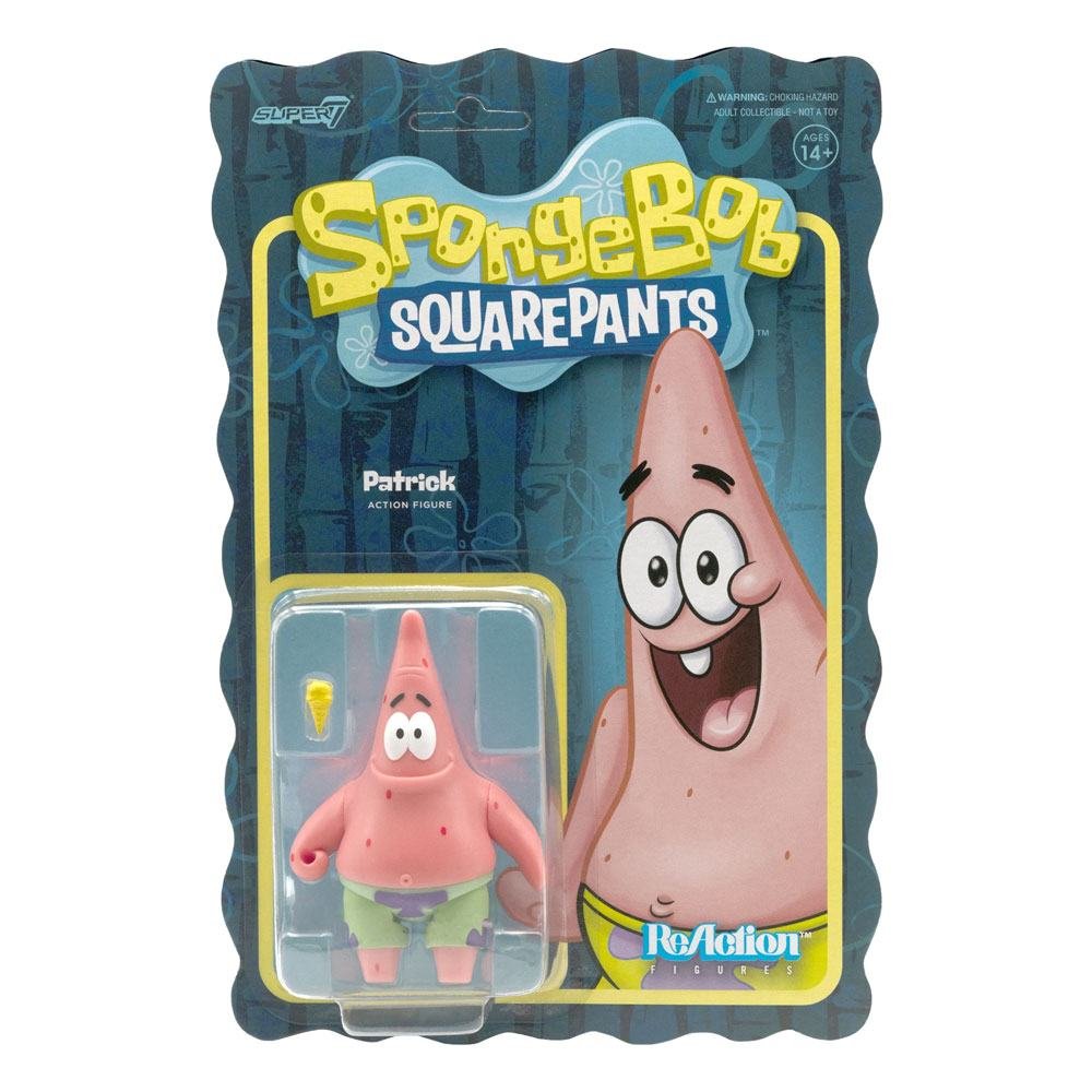 Figura Patrick Bob Esponja Wave 1 Super7 ReAction