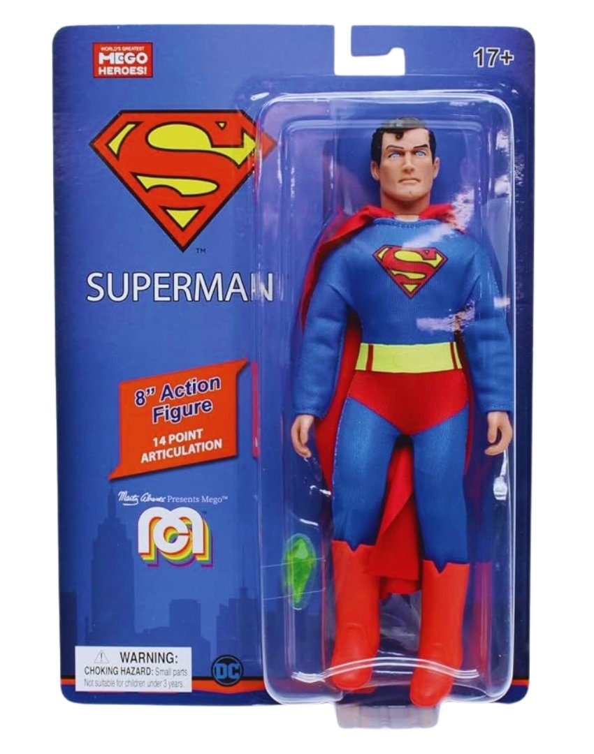 Figura Superman DC Comics Retro de Acción MEGO 20 cm