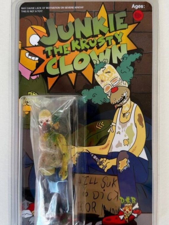 Figura SDCC San Diego Comic Con 2017 Junkie Krusty Clown Limited Edition DKE Toys The Simpson Rare / Exclusive / Retired