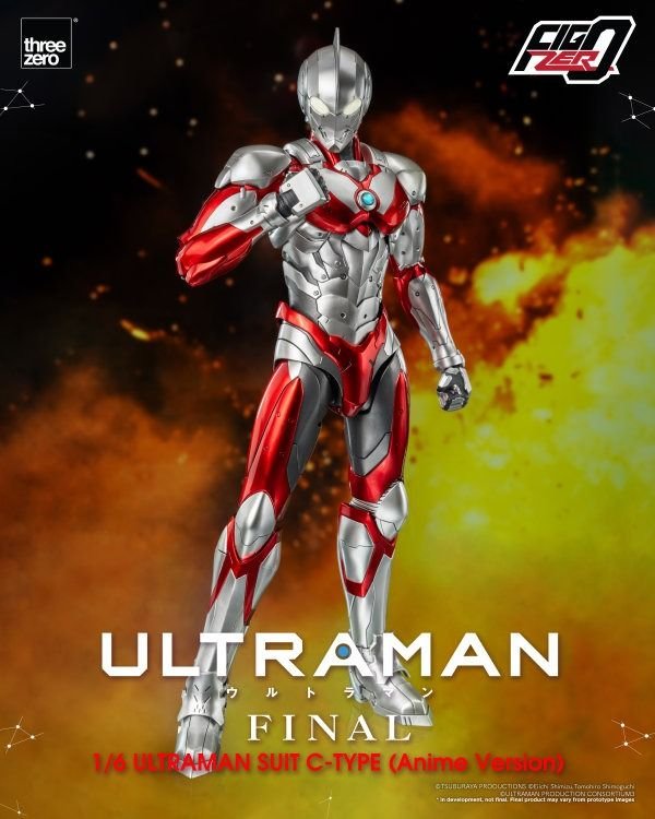 Figura Ultraman Suit FigZero Final Season C-Type 31cm 1/6 Scale ThreeZero