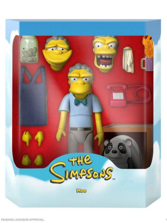 Figura Moe Szyslak Ultimates Super7 The Simpsons 18cm