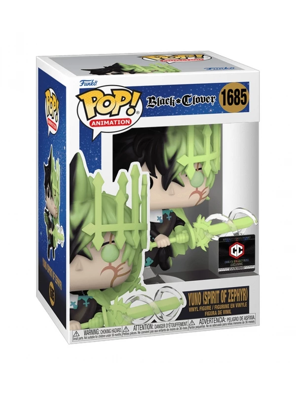 Figura Funko POP! Funko Pop! Yuno Spirit of Zephyr Chalice Collectibles Black Clover #1685 Exclusive