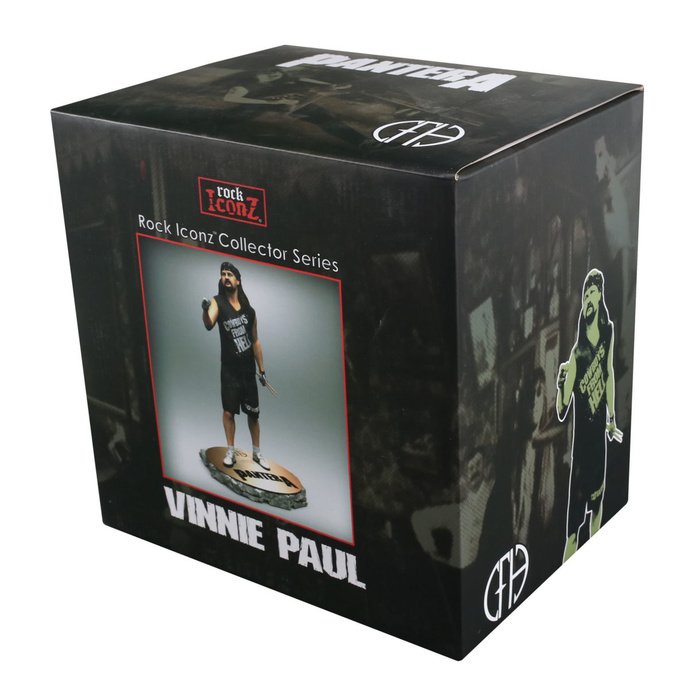 Estatua Vinnie Paul Pantera Rock Iconz 22cm LE Knucklebonz