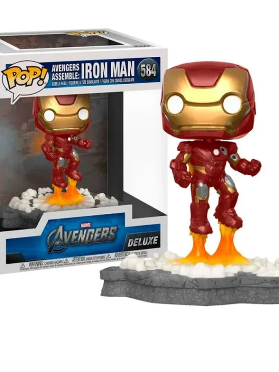 Figura Funko POP! Marvel Deluxe Iron Man Assemble Avengers #584