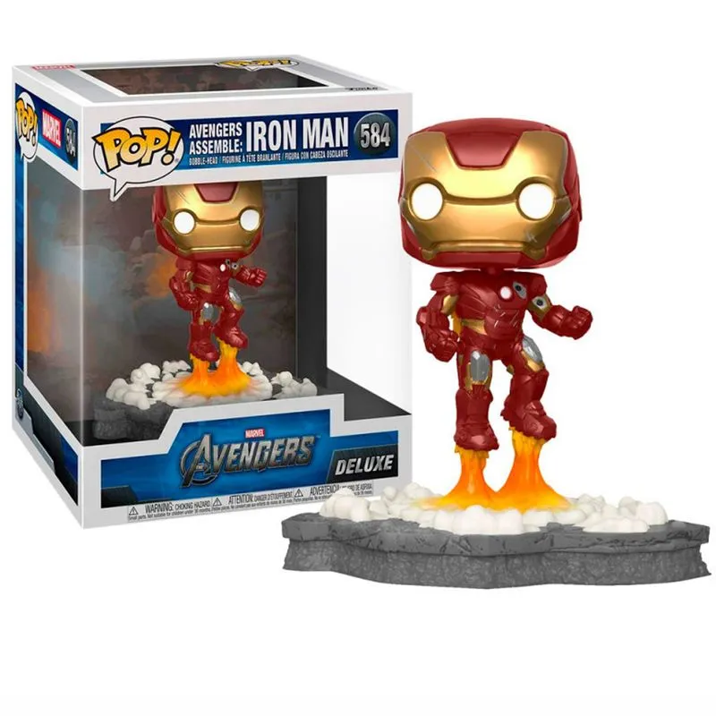 Figura Funko POP! Marvel Deluxe Iron Man Assemble Avengers #584