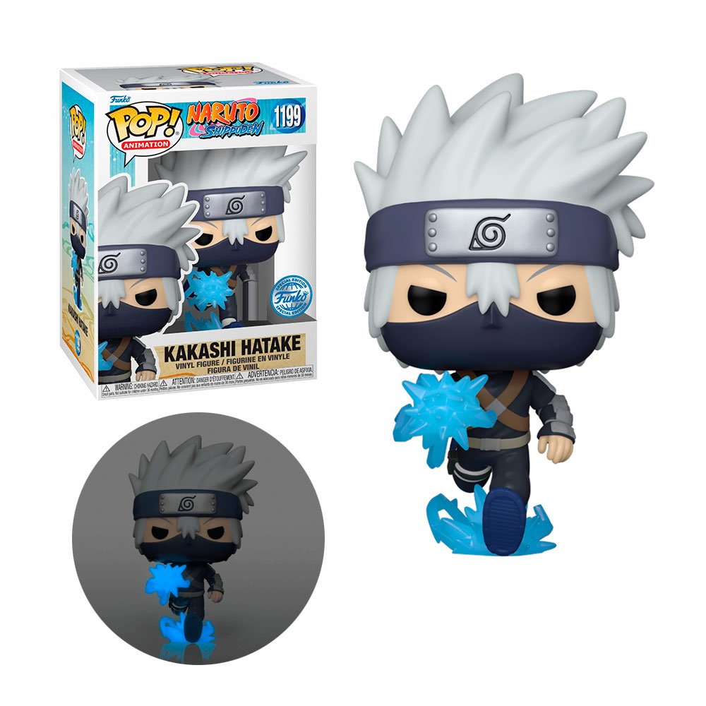 Figura Funko POP! Animation Young Kakashi Hatake Naruto Shipudden Glow in the Dark #1199 Exclusive