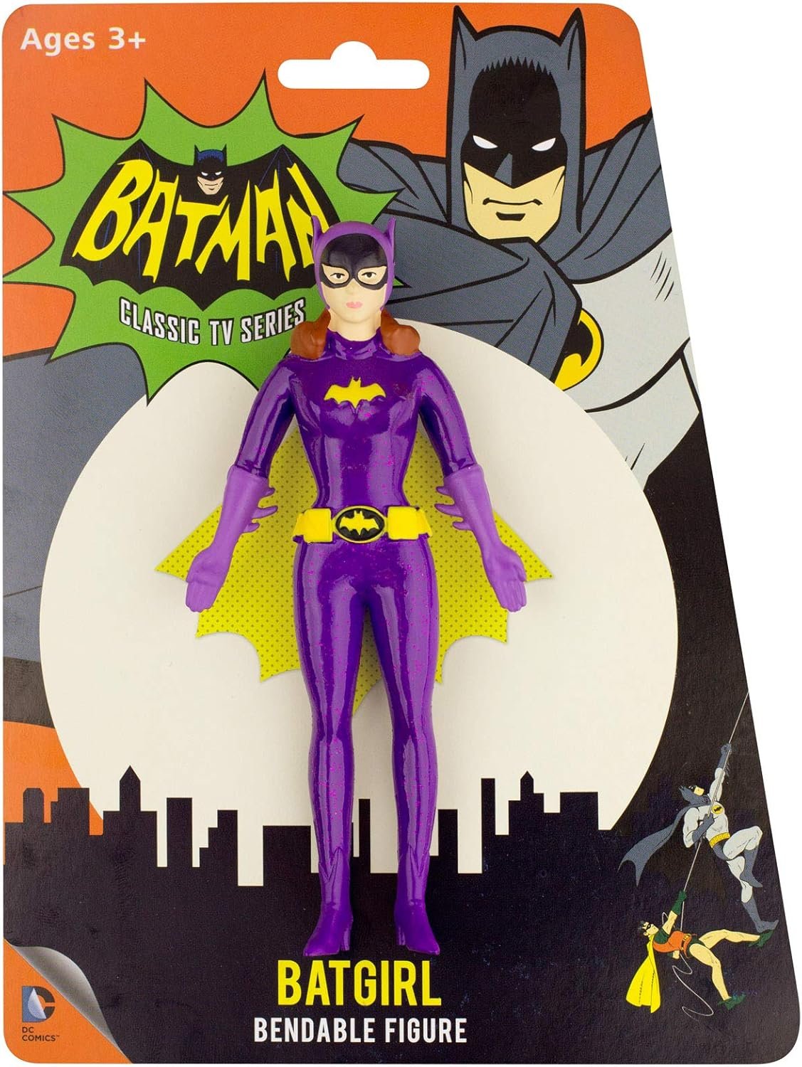 Figura Batgirl Batman TV Classic Show 1960s NJ Croce Bendable 14cm