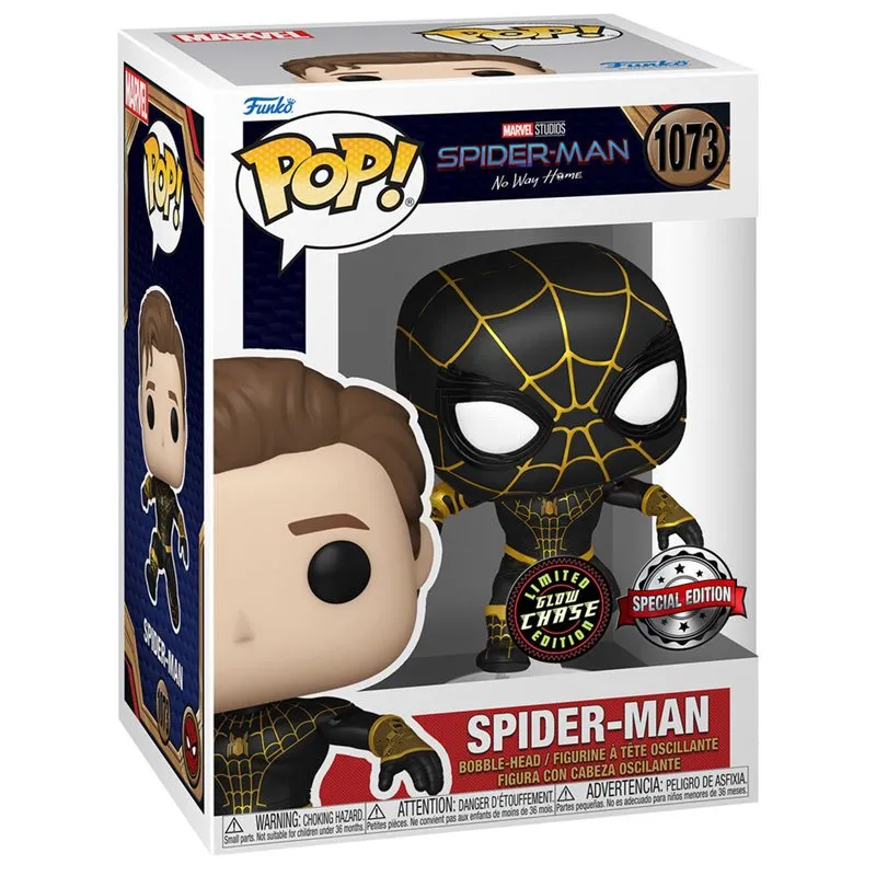 Figura Funko POP! Spider-Man: No Way Home – Spider-Man Glow-in-the-Dark Chase Exclusive #1073