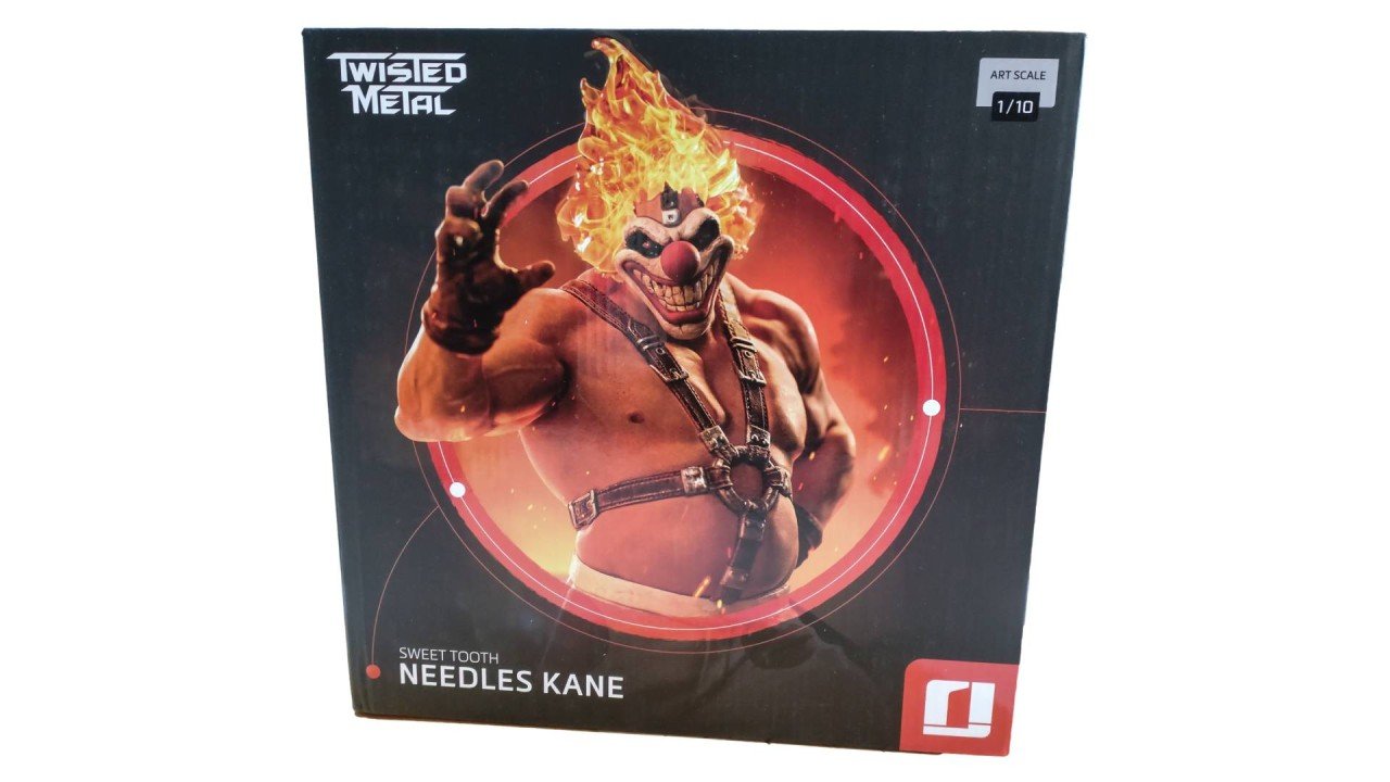 Estatua Twisted Metal Sweet Tooth Estatua Art Scale 1/10 27 cm Iron Studios
