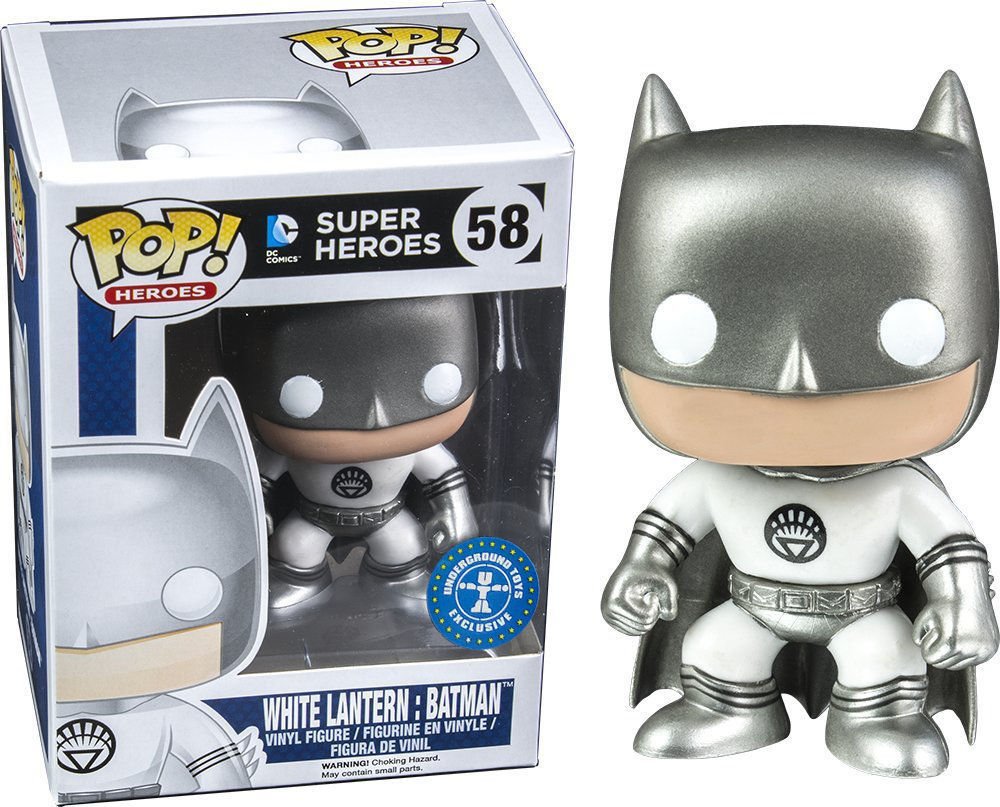 Figura Funko POP! DC Comics Heroes White Lantern Batman Underground Toys Exclusive #58