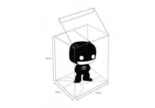 Ultimate Guard Προστατευτικές θήκες για Funko Pop! Φιγούρες (Standard Size Funko Pop! BOX) Protective Case for Funko POP!™ Figures - Wanted